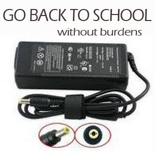 laptop charger, back to school, without burdens