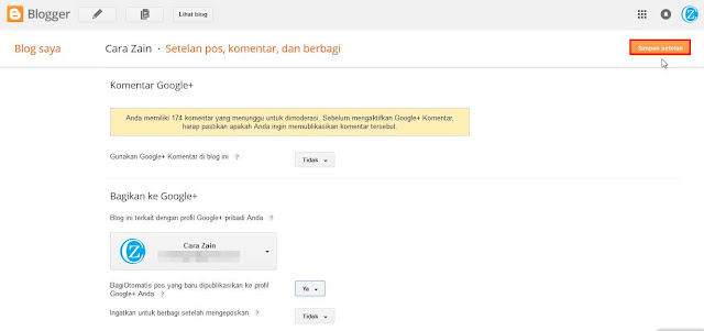 Cara Share Posting Blog Otomatis Ke Google Plus Terbaru