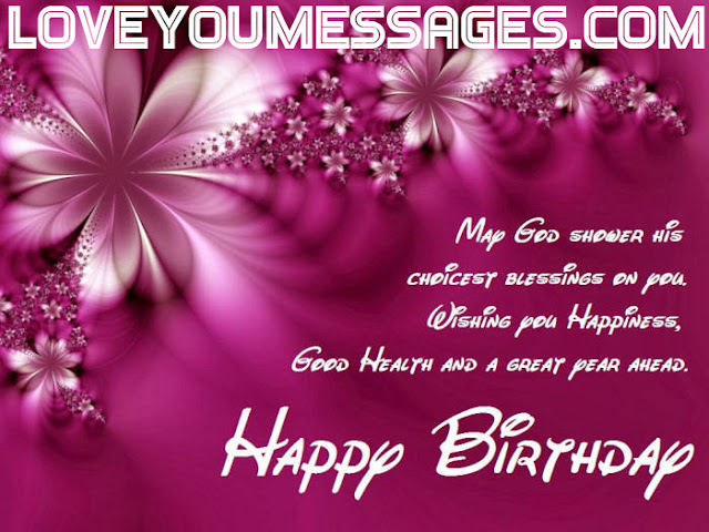 romantic birthday sms for lover in english