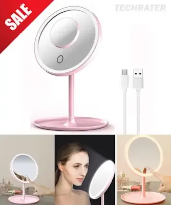 Portable LED Mirror You Need for Makeup (Rechargeable)