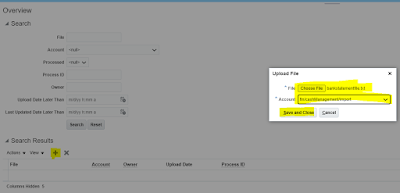 How to load Bank statement in oracle cloud