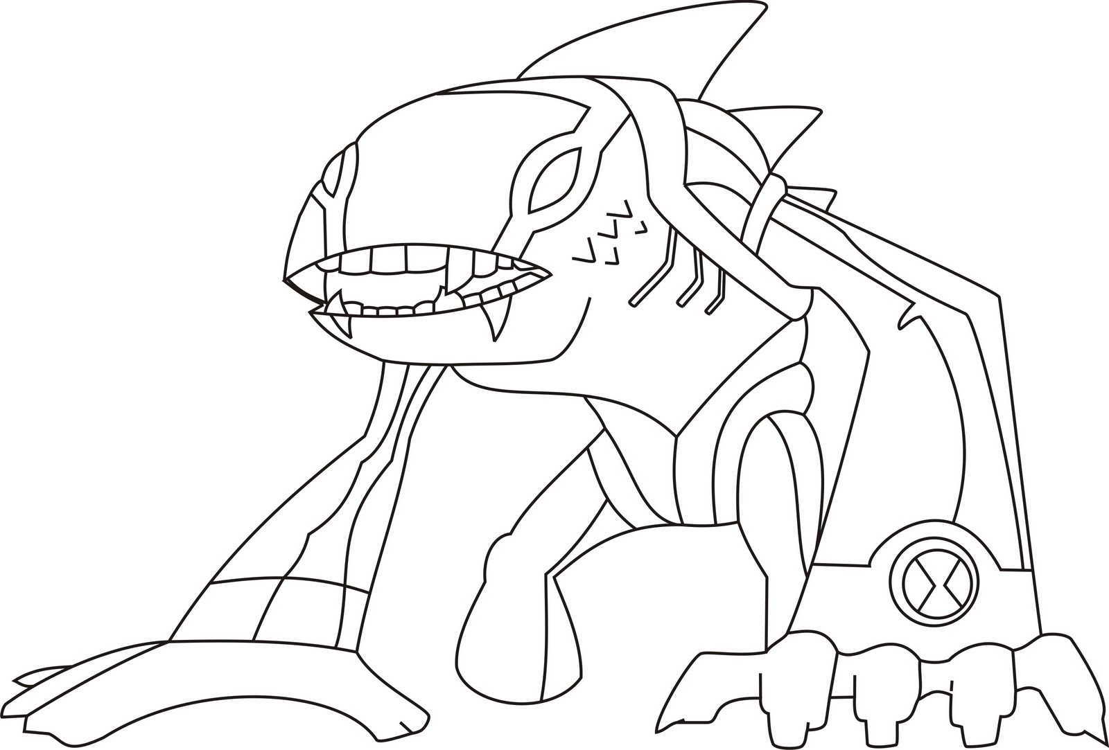 very best ben 10 coloring pages