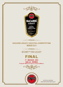 Bacardí Legacy Cocktail Competition 2015 (Ciudad de México, México)