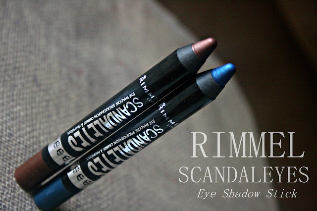 Rimmel ScandalEyes Eye Shadow Sticks Blamed Blue and Bad Girl Bronze