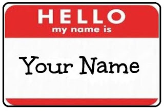 Hello My Name Is Nametag