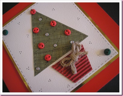 Christmas tree with buttons Christmas tree with buttons