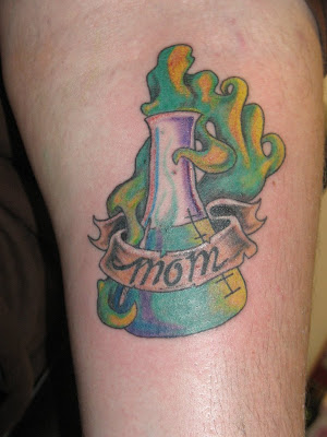 Mom Text Tattoo in a bottle[Image Credit: 14601766@N07]