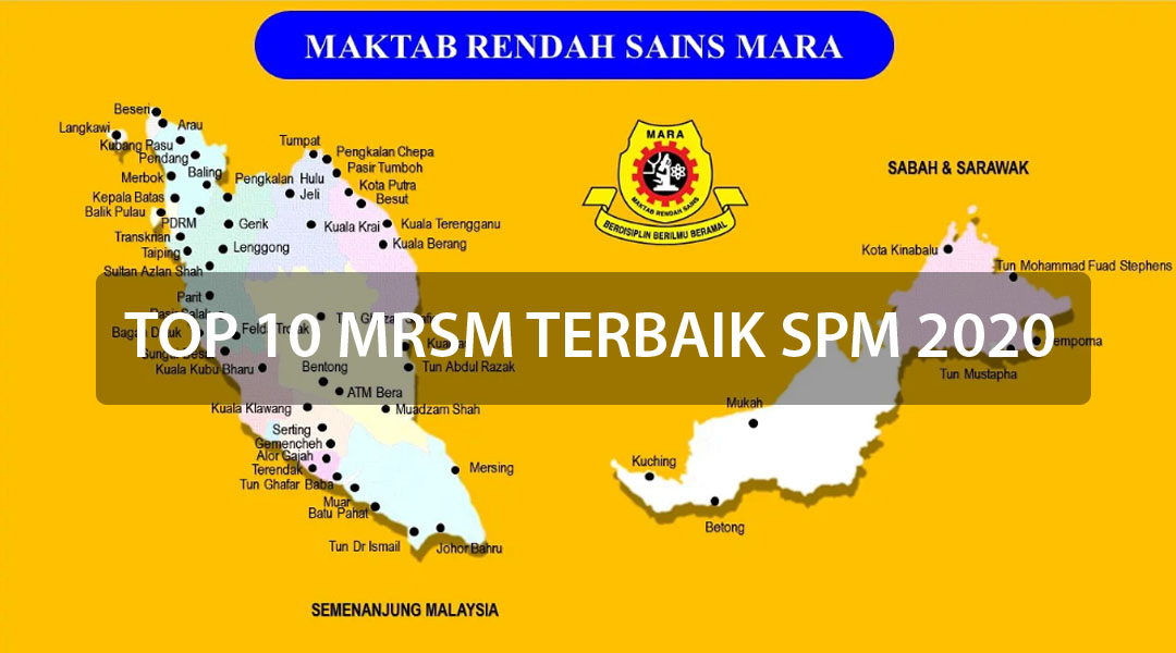 Senarai Top 10 MRSM SPM 2020