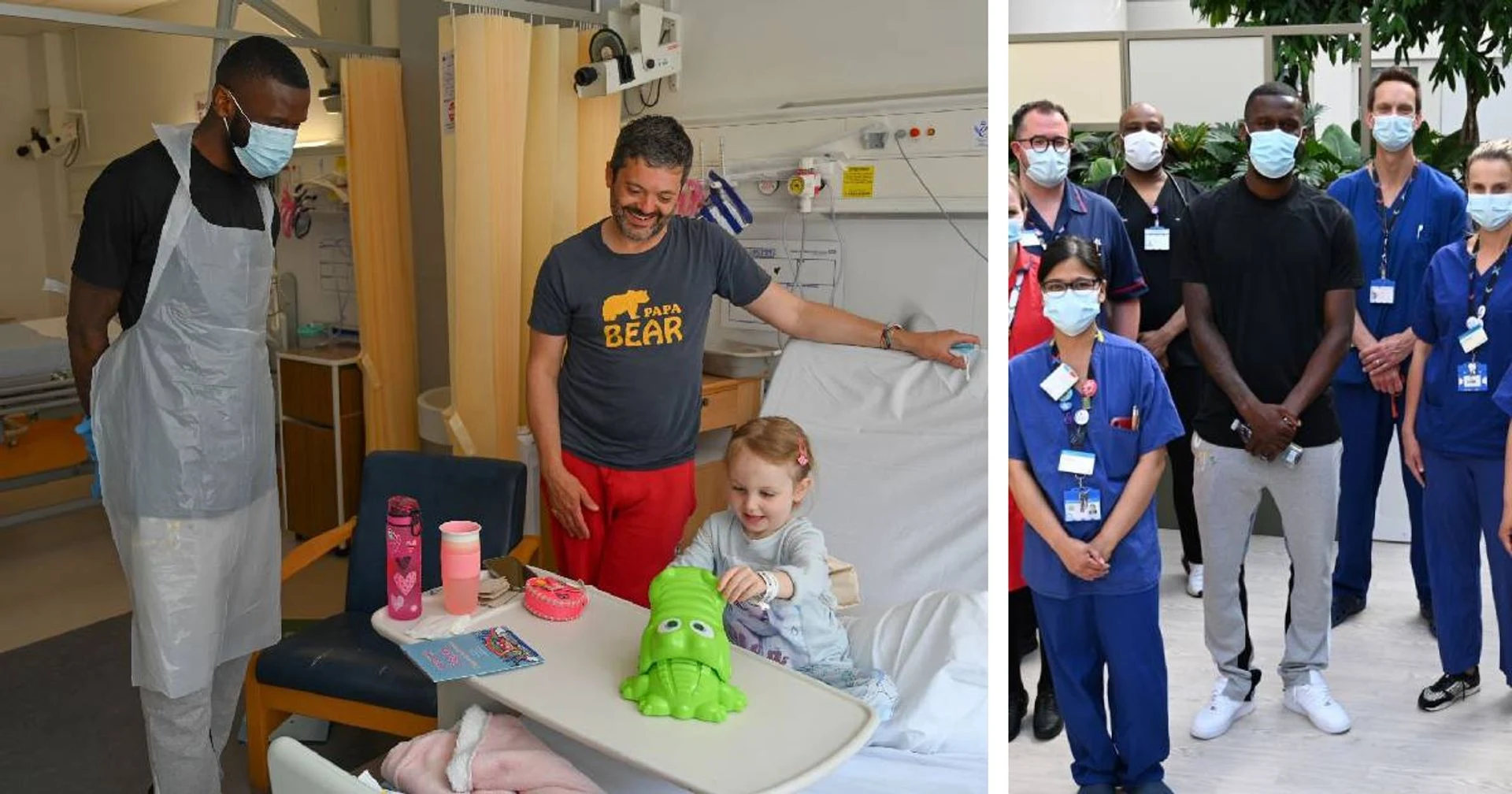 Chelsea star bids farewell to patients and staff at Westminster Hospital ahead of Madrid move
