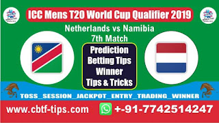 Who will win Today, ICC Mens T20 World Cup Qualifier 2019, 7th T20 Match NAM vs NED