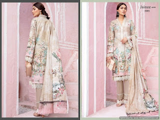 Aagh Noor Jainee Vol 3 Lawn Pakistani Printed Suit  (1)