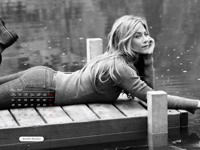 Jennifer Aniston Desktop Calendar october pics