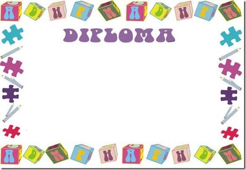 diplomas para imprimir. Diplomas escolares gratis para