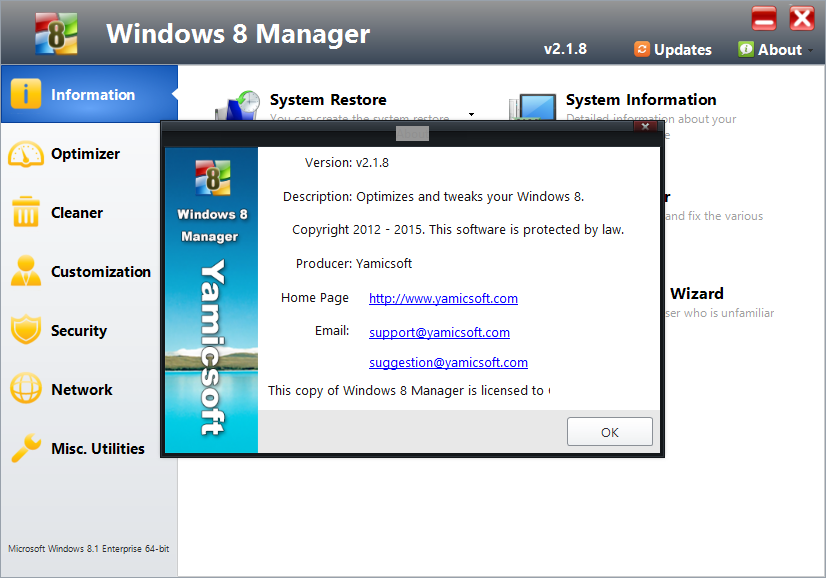 The Best Downloads: Windows 8 Manager v2.1.8 (x32/x64)