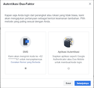 Cara Mengaktifkan Fitur Kode Autentikasi di Facebook