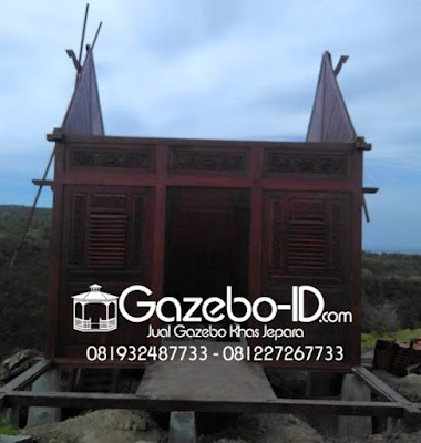 Gazebo Rumah Ukir Jawa Jati Jepara - Rangka