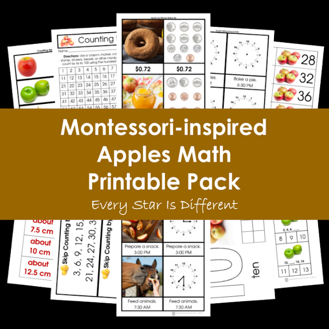 Apples Math Printable Pack