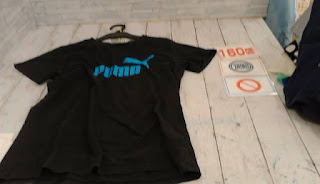 中古品　子供服　１６０㎝　ＰＵＭＡ　半袖Ｔシャツ　１００円