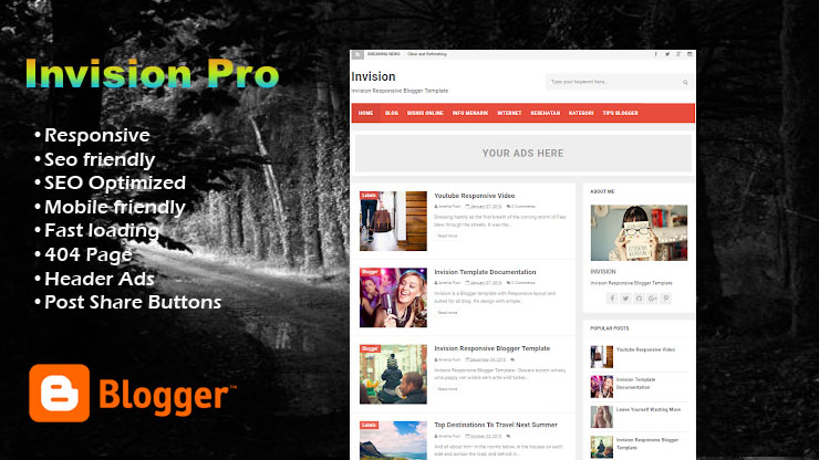 VioMagz AMP Responsive Blogger Template