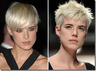 agyness deyn pelo corto