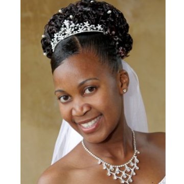 orgeous bride opted for a style that showed off their sparkling ...