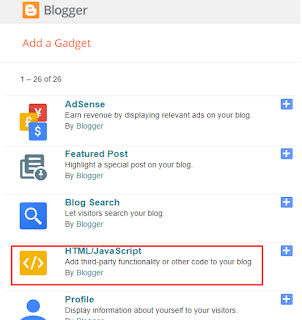 Random Blogger Post Widget