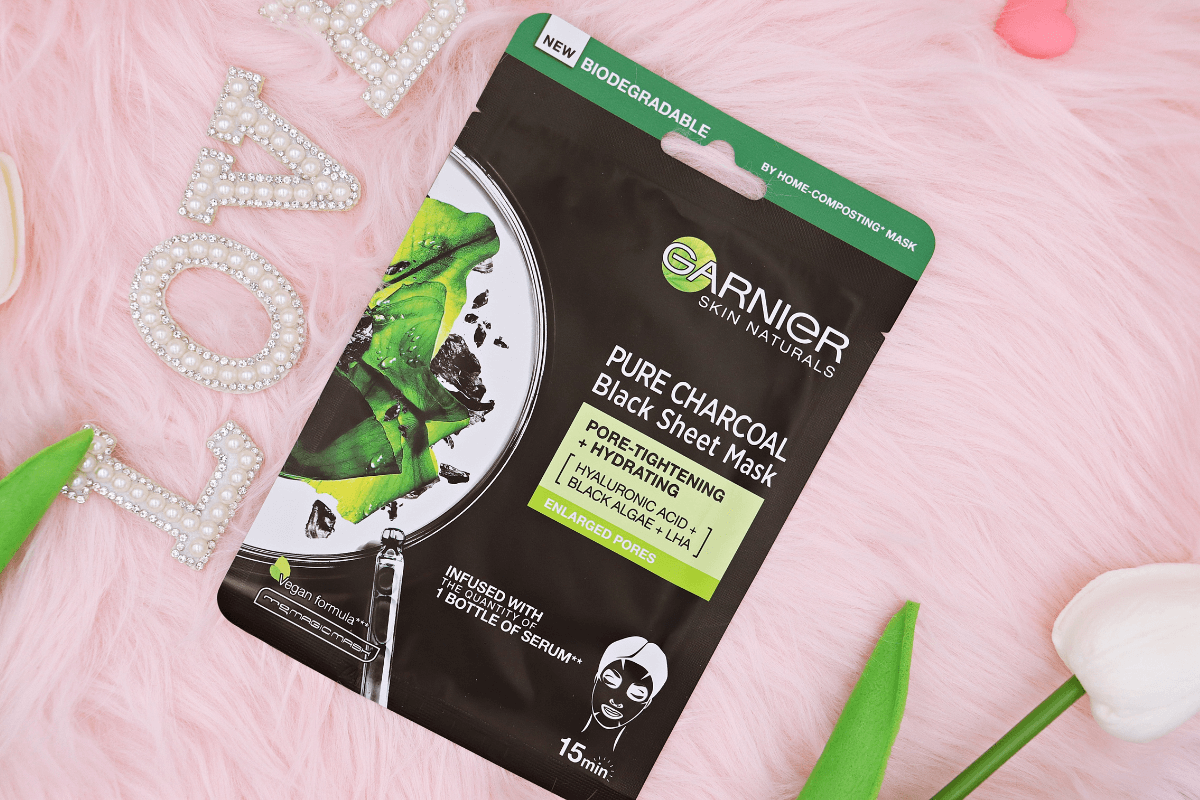 Garnier Skin Naturals Węglowa maska oczyszczająca Blog Kosmetyczny Drzemiace Piekno