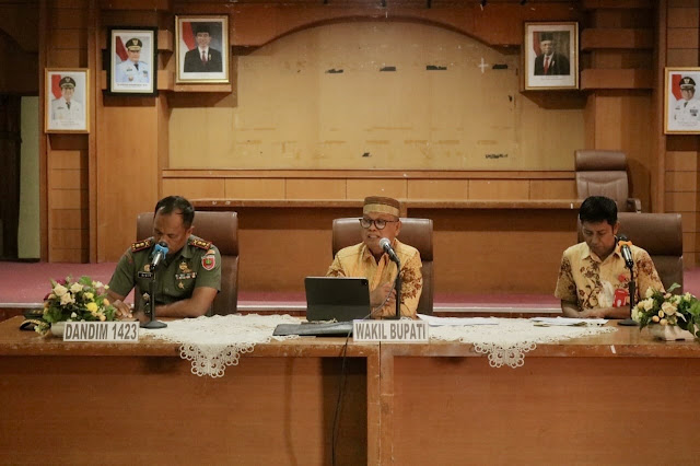 Pemkab Soppeng bersama TNI Gelar Rakor Percepatan LTT Pajale Tahun 2024