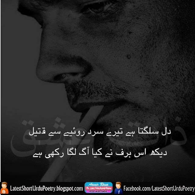Dil Sulagta Hai Tery Sard Ravaiye Se - Sardi Urdu Poetry