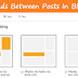 How to Put Ads Between Posts in Blogger with Pictures