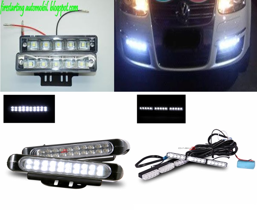 Fire Starting Automobil Diy Pemasangan Lampu  LED  DayLight 