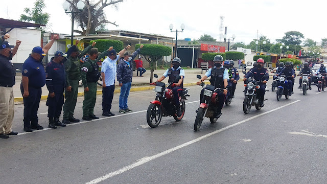 CUERPOS DE SEGURIDAD DE DESPLEGARON ESTE MARTES EN CARORA