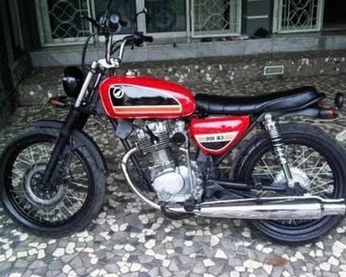 88 Gambar modifikasi motor cb 100 150 chopper klasik ala 