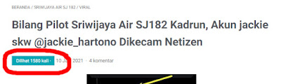 Cara Membuat Widget Postingan Dilihat atau Dibaca (Post View Counter) dari Firebase