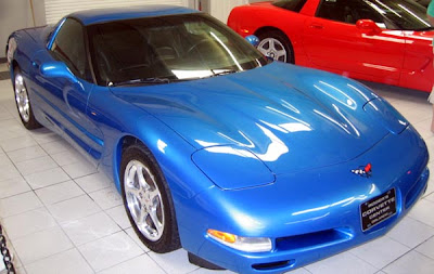 2000 Nassau Blue Corvette Coupe Image