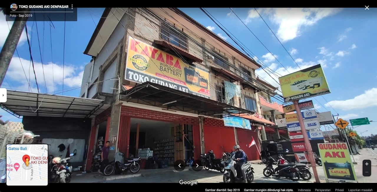 Toko Aki di Bali - Toko Gudang Aki Denpasar