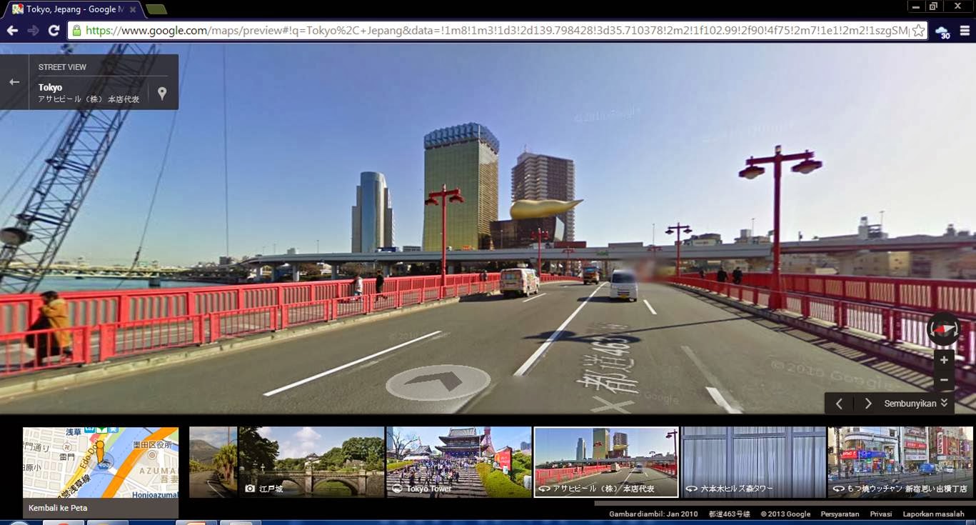  Google  Maps Jalan  jalan  Vitual ke Tokyo Jepang 