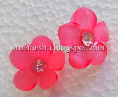 Fuchsia Blossom Ear stud (3)