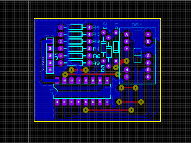 Making A Single 74HC595 Seven Segments Driver For Arduino PIC And AVR