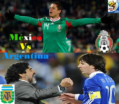 Mexico vs Argentina Sudafrica 2010 en Vivo