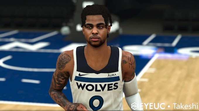 D'Angelo Russell Cyberface by Takeshi | NBA 2K23