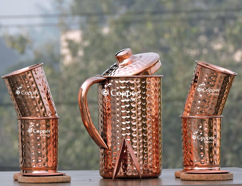 https://www.copperutensilonline.com/hammered-copper-jug-with-matching-glasses-and-lids.php