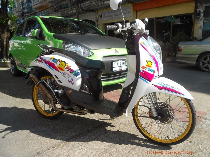 Kumpulan Modifikasi Honda Scoopy Ala Ple Sticker Phuket 