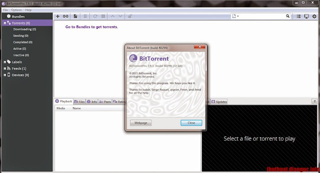 BitTorrent PRO 7.9.3 build 40299 - Phần mềm tải link torrent hiệu quả nhất