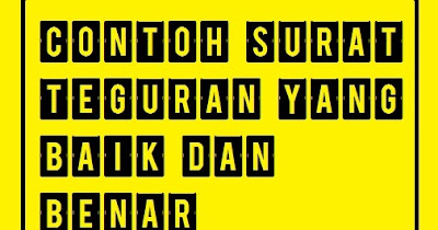 Tips Menulis Surat Terguran Untuk Karyawan