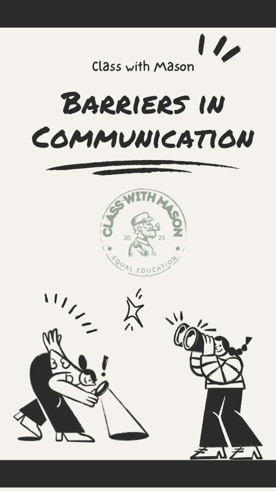 Slide 1: barriers in communication