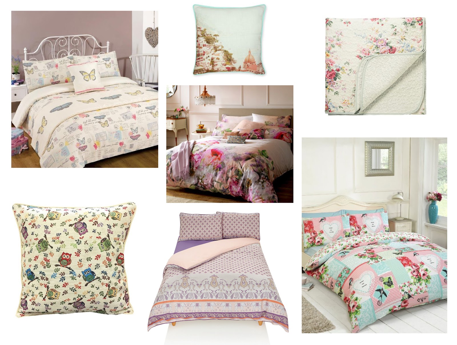 Bedding For Changing Your Bedroom Atomsphere: Patterns Moodboard | Katie Kirk Loves