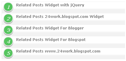 Related Posts Widget