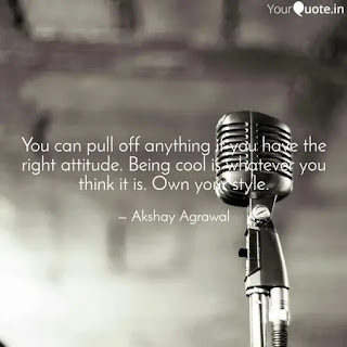 Attitude quotes logo