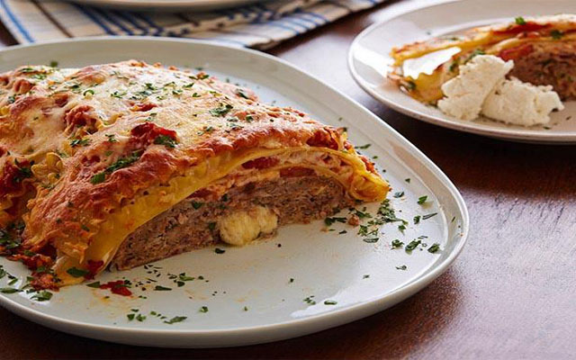 Easy Comfort Food Recipes - Meatloaf Lasagna